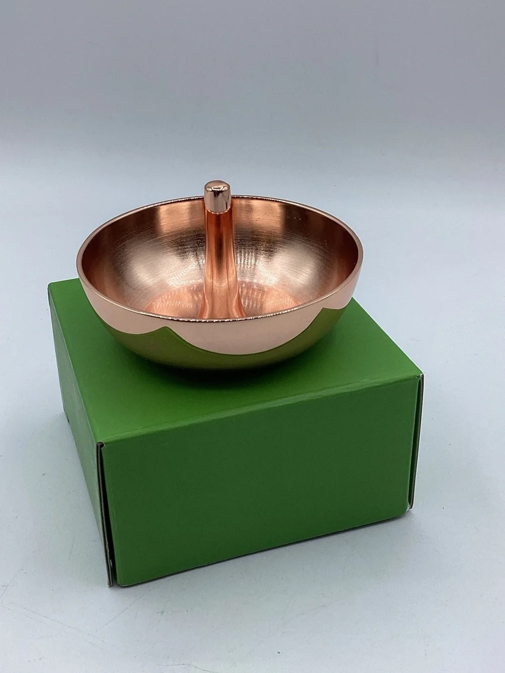 kate spade Lenox Rose Gold Ring Dish 3.5” diameter